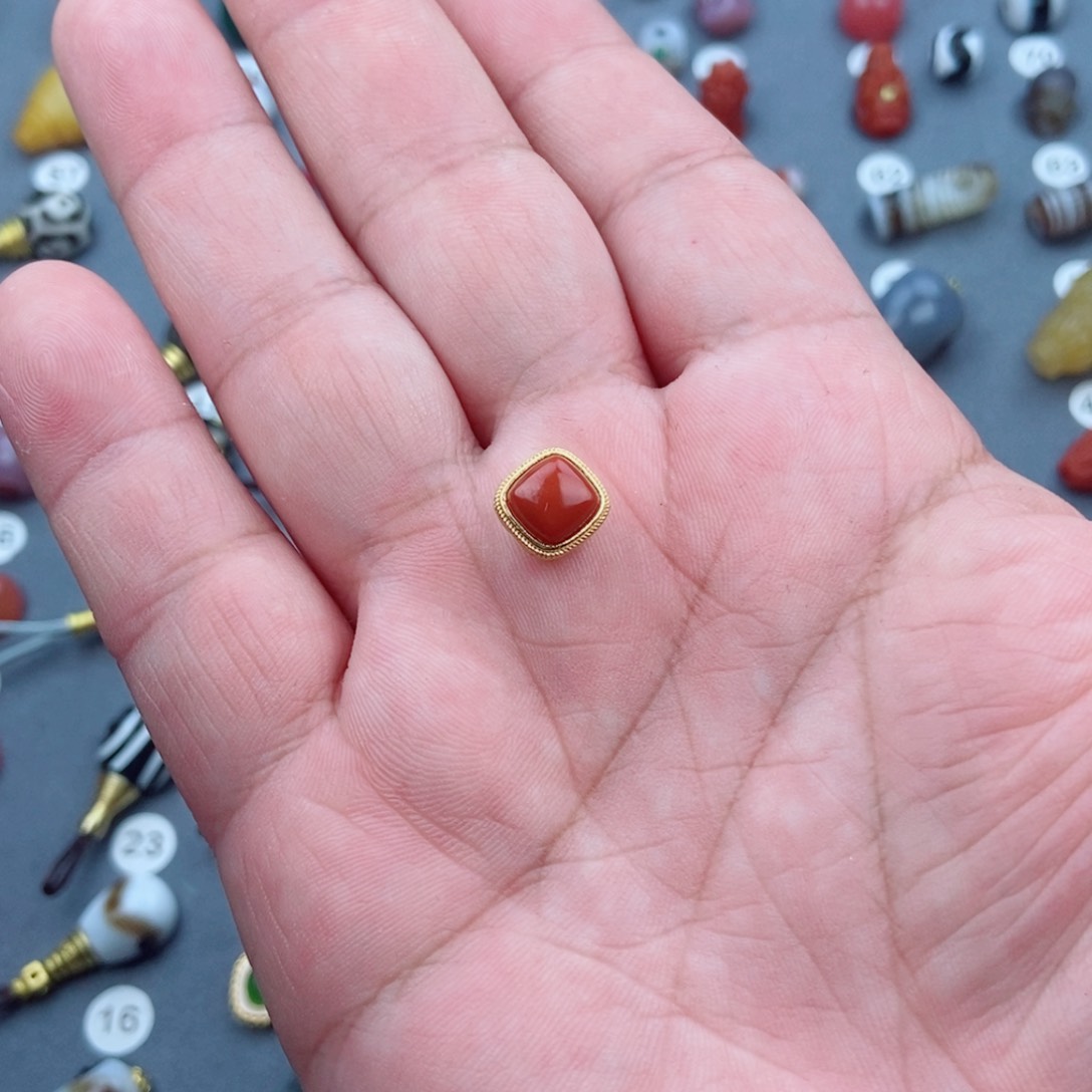 玛瑙/玉髓饰品未镶嵌紫****9