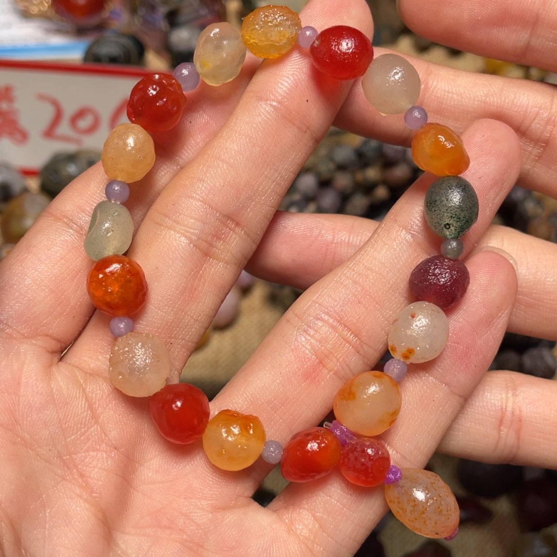 玛瑙/玉髓手链未镶嵌