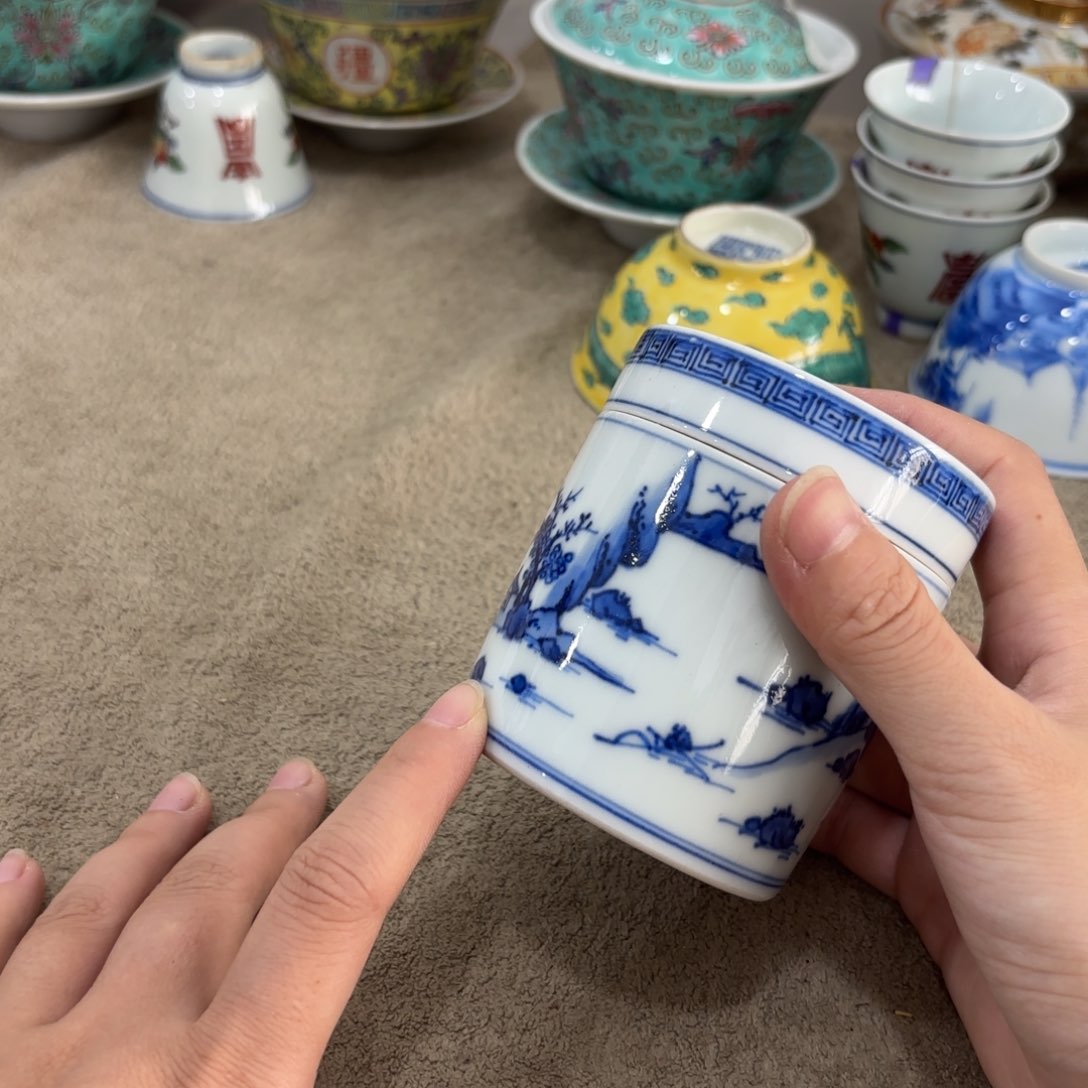 茶杯紫砂非常好看的花瓶 