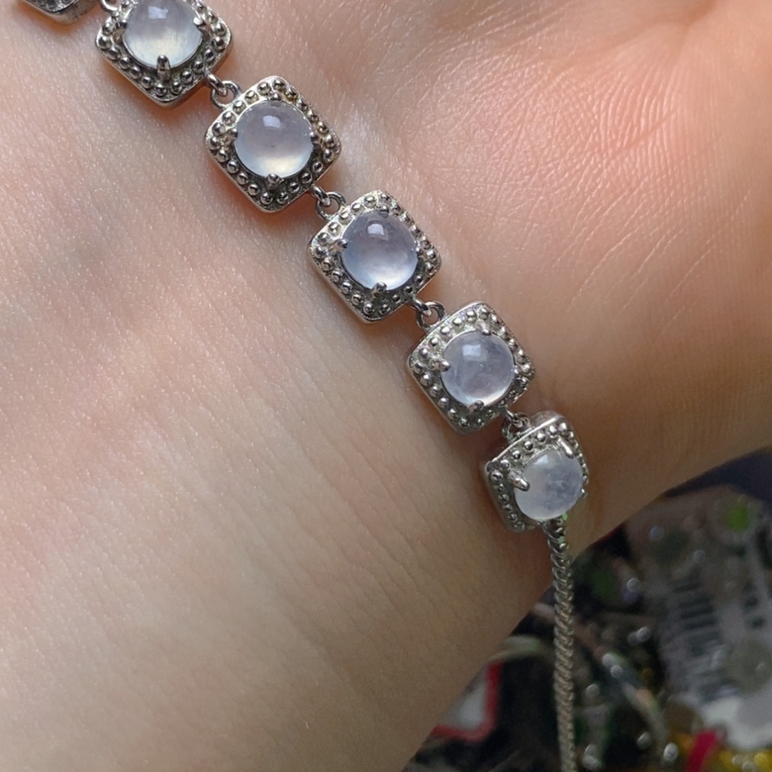 银S925镶嵌戒指翡翠百内无证书