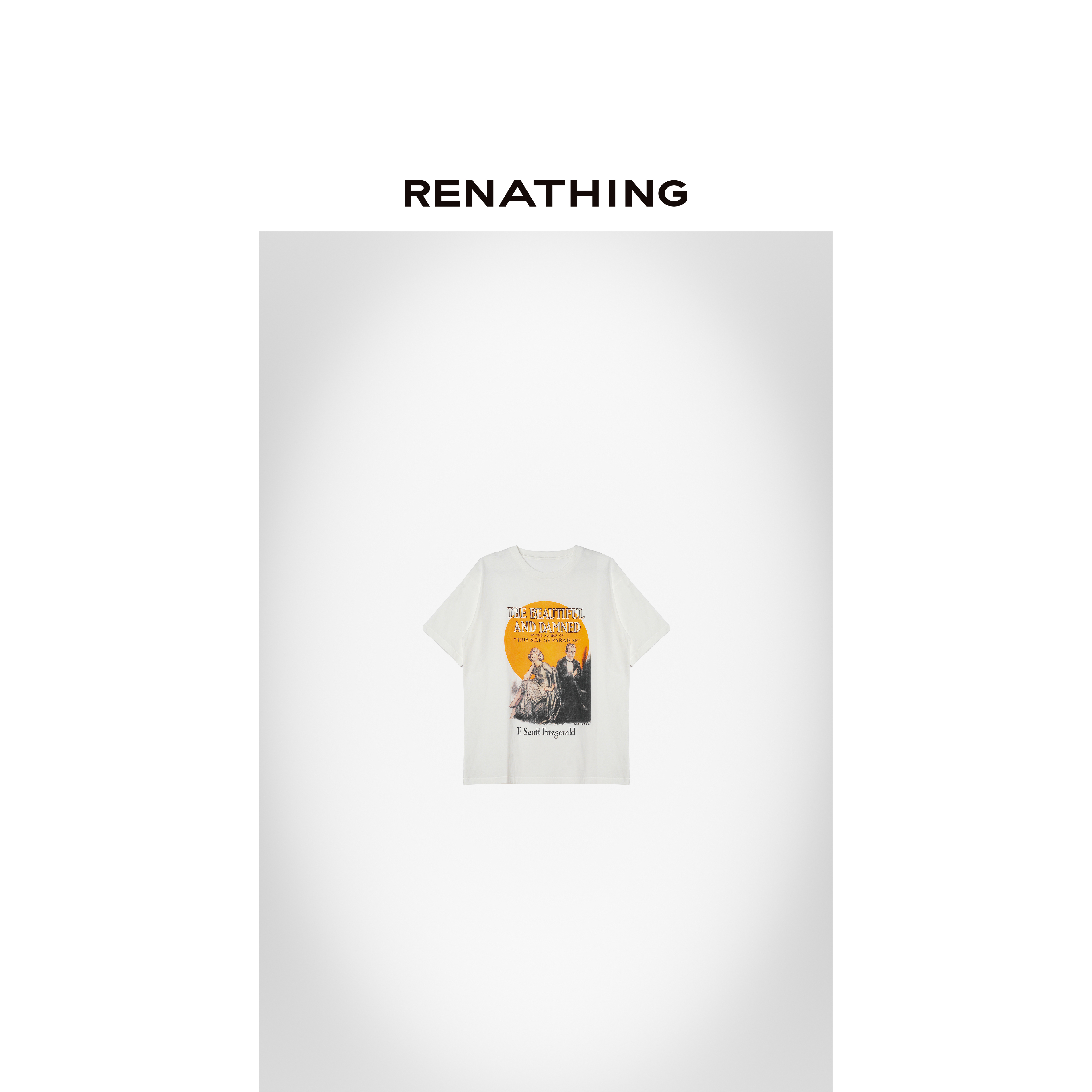 【RENATHING】费兹杰罗印花T