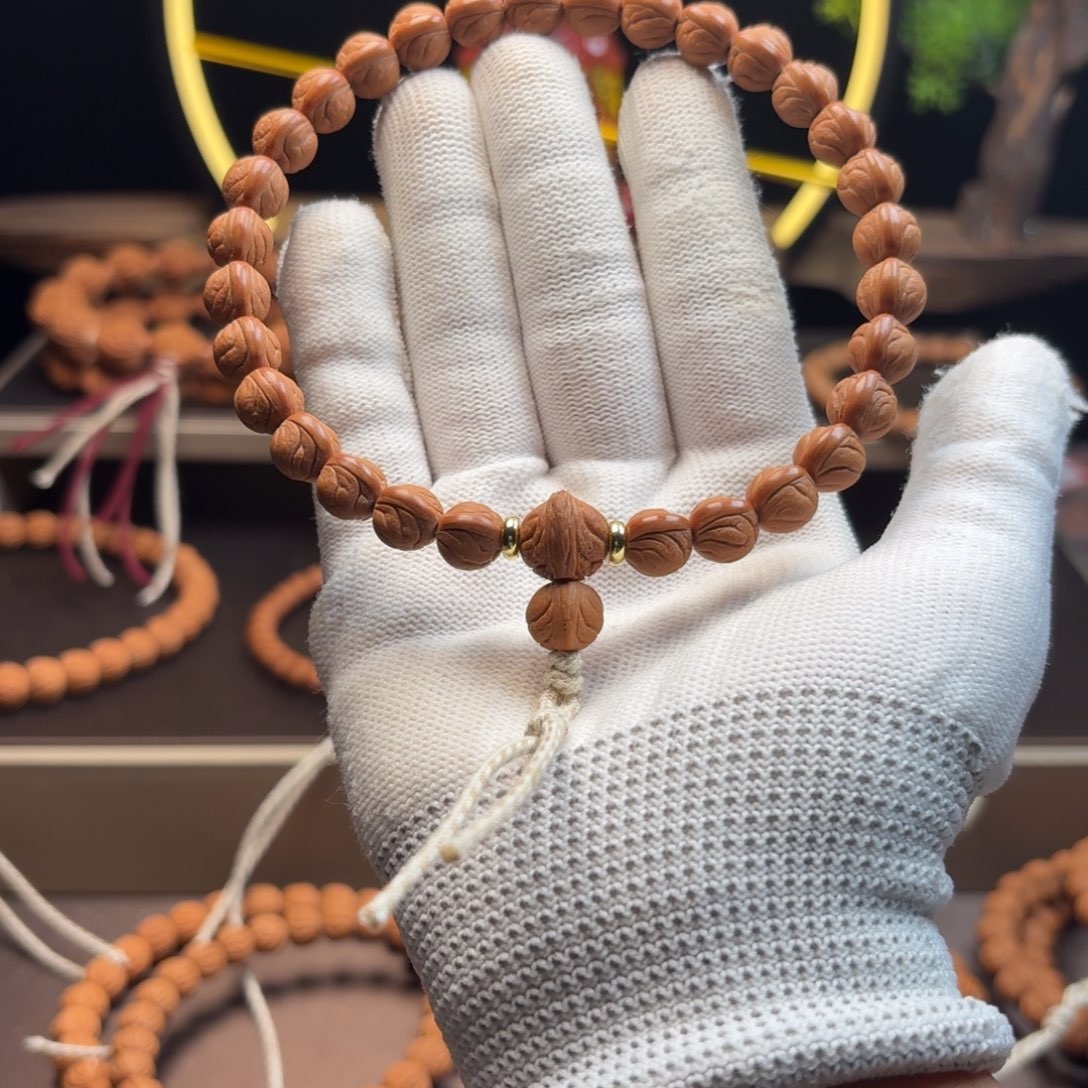 @***.木质类陕西秦岭龙纹桃核