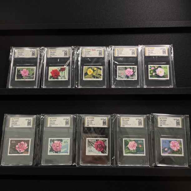 T37云南山茶花邮票整套源泰VF96分600103022