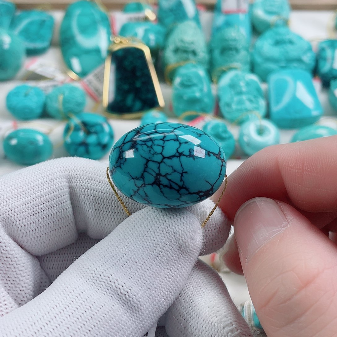 绿松石颈饰未镶嵌直径20.8