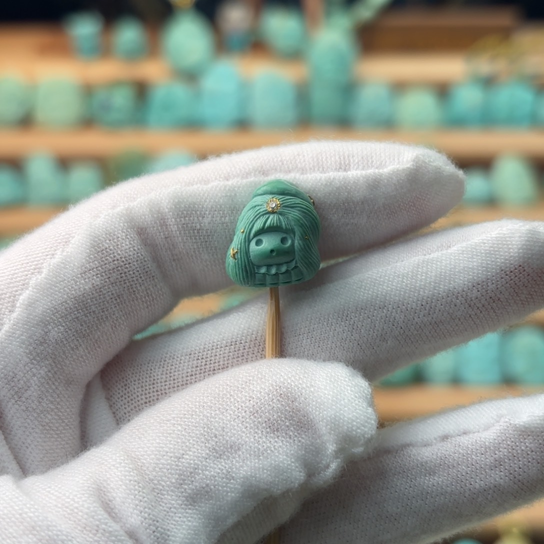 绿松石未镶嵌配饰