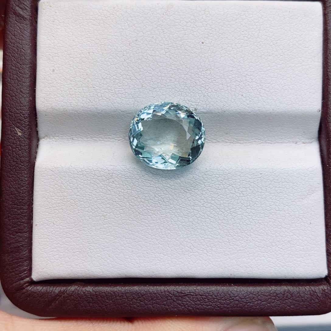 海蓝宝石裸石未镶嵌海蓝宝7.13克拉