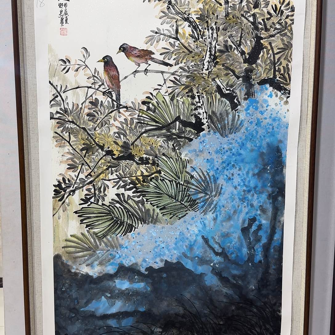 国画薄明君老师精品国画