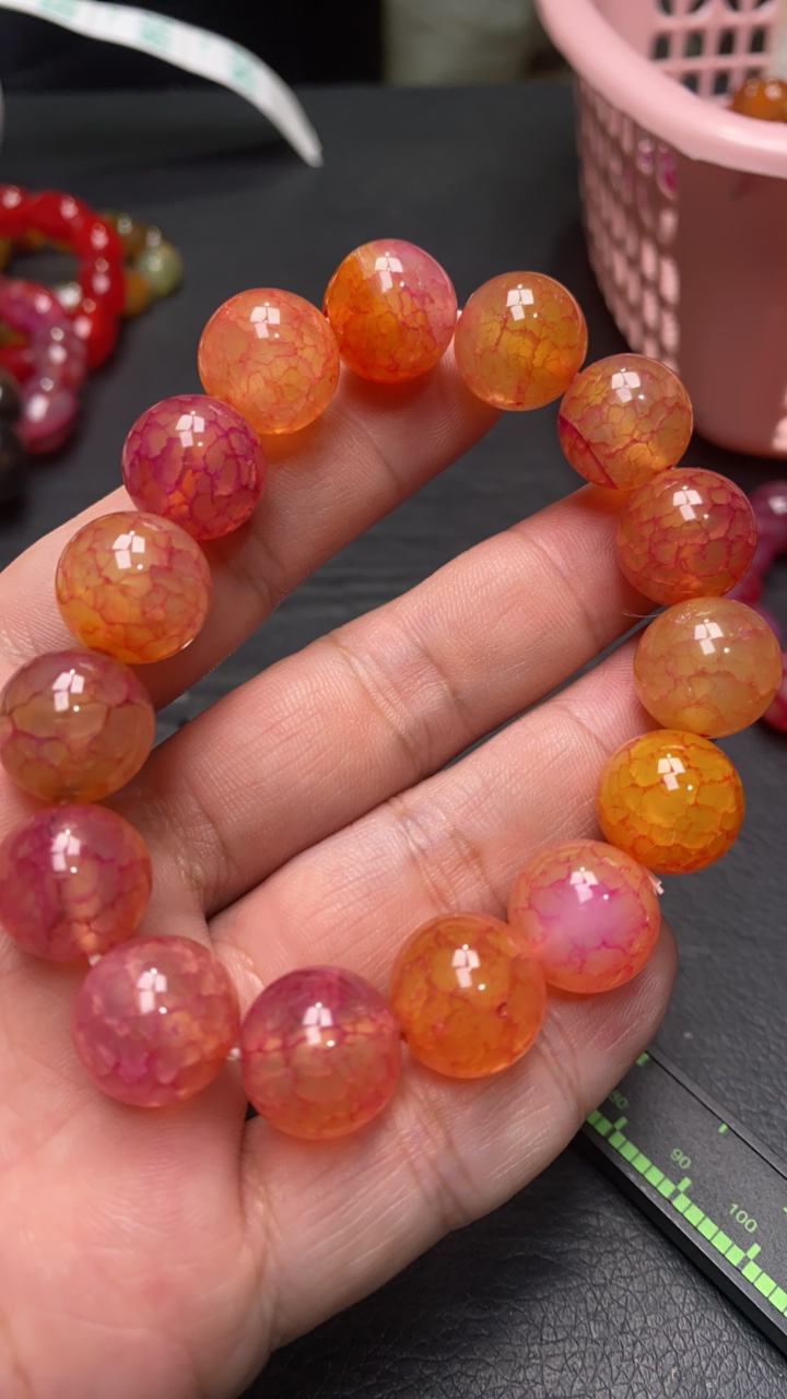  D 553 14 凤血黄龙鳞手串