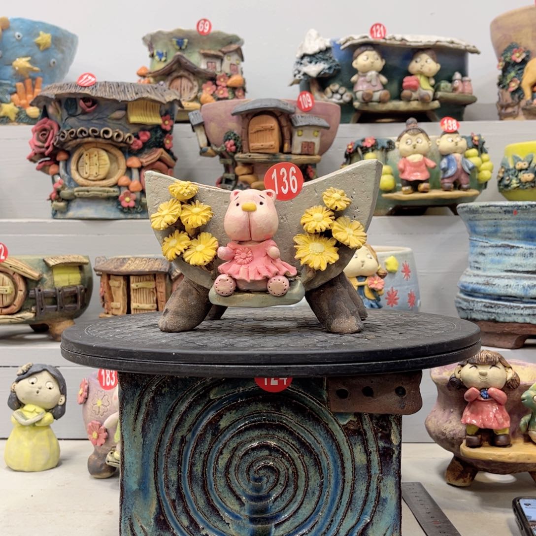 陶瓷福利136 号陶然花盆