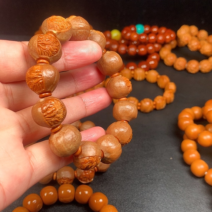 橄榄核手串/手链永包衣钟馗17