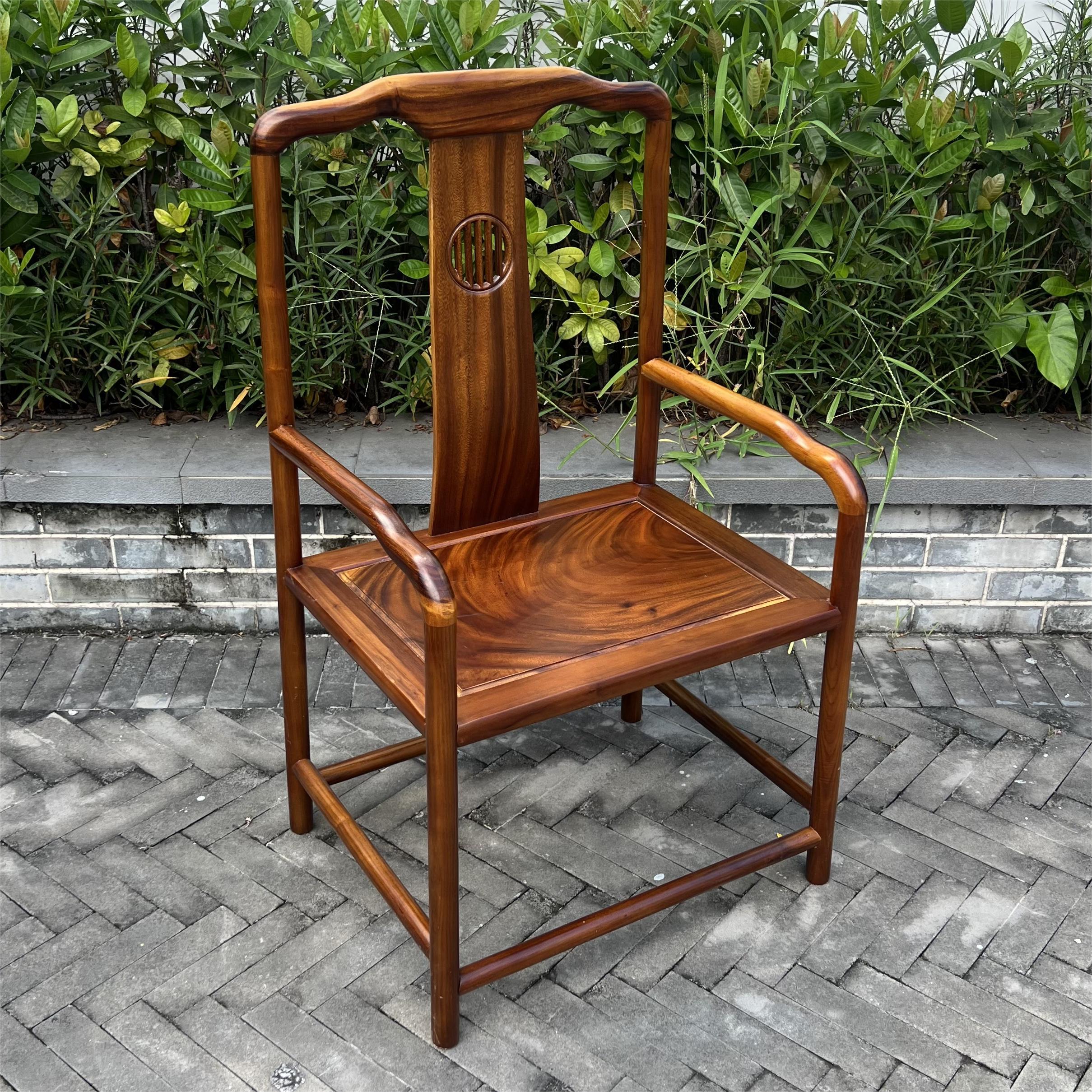 【嘉鸿兴家居】新中式实木浩然主椅茶椅简约禅意办公室主人椅电脑椅