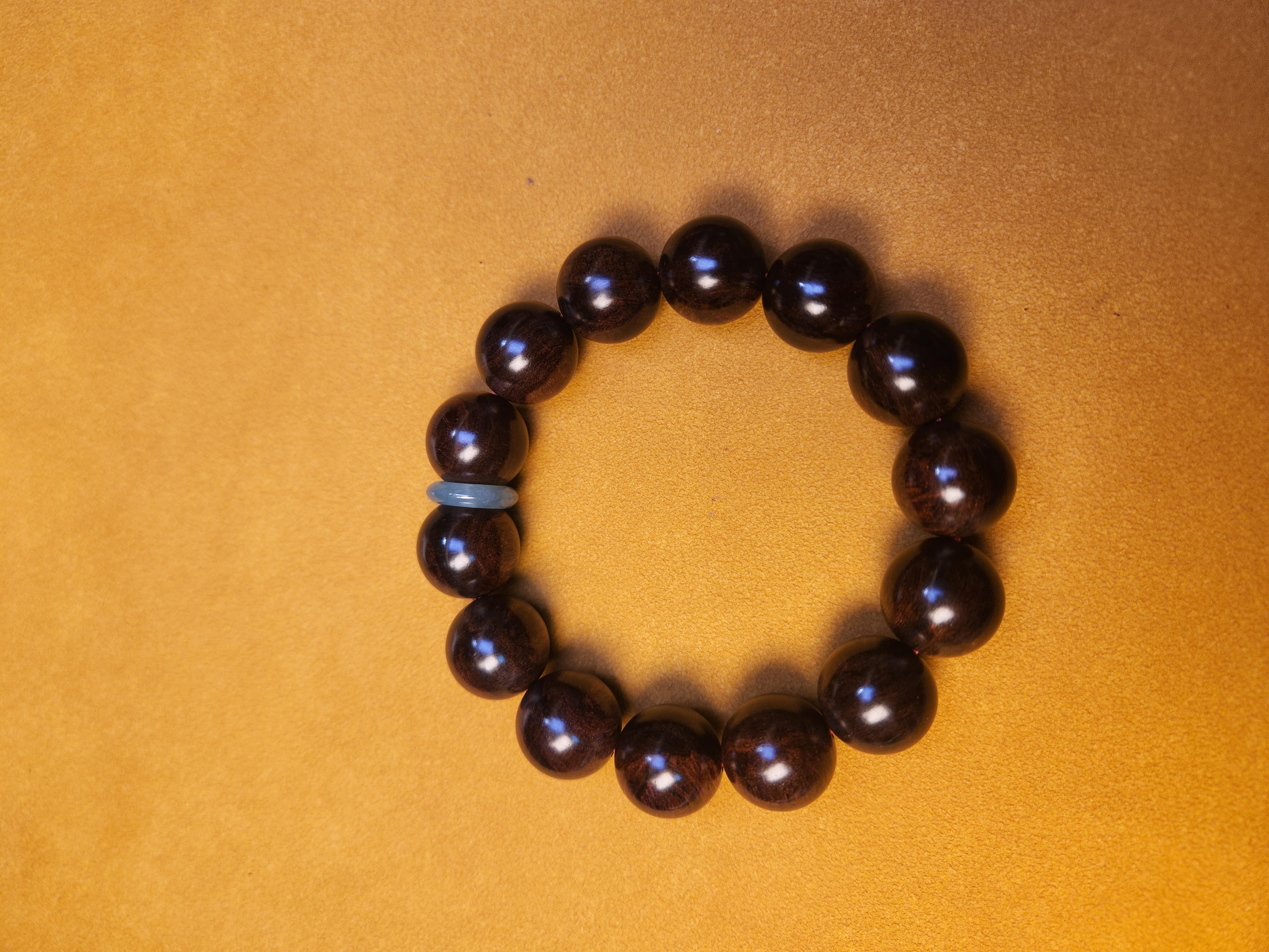 海南黄花梨1.5紫油梨芝麻花老料手串