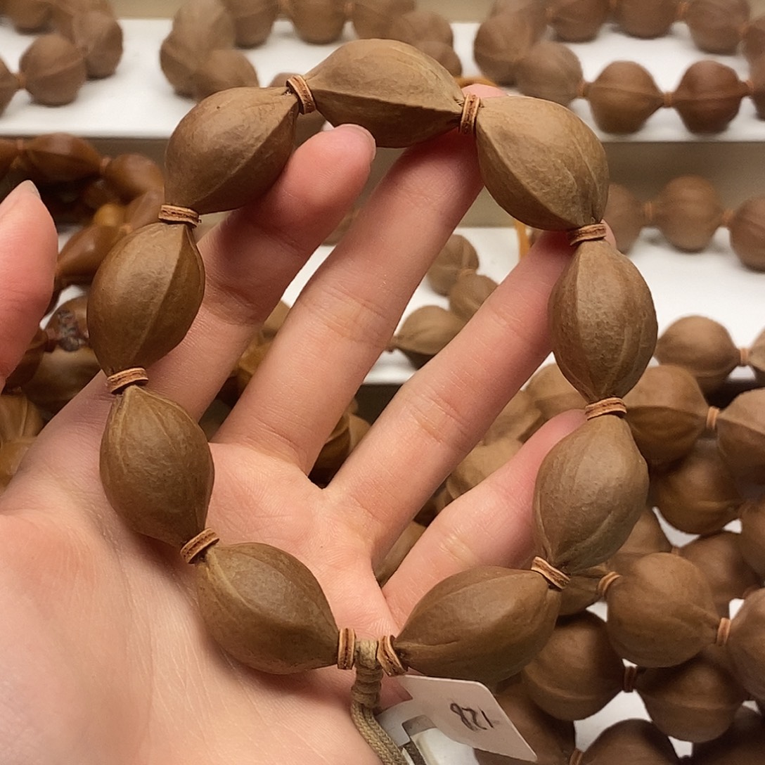 橄榄核手串/手链梅林铁核精品橄榄核雕17.27