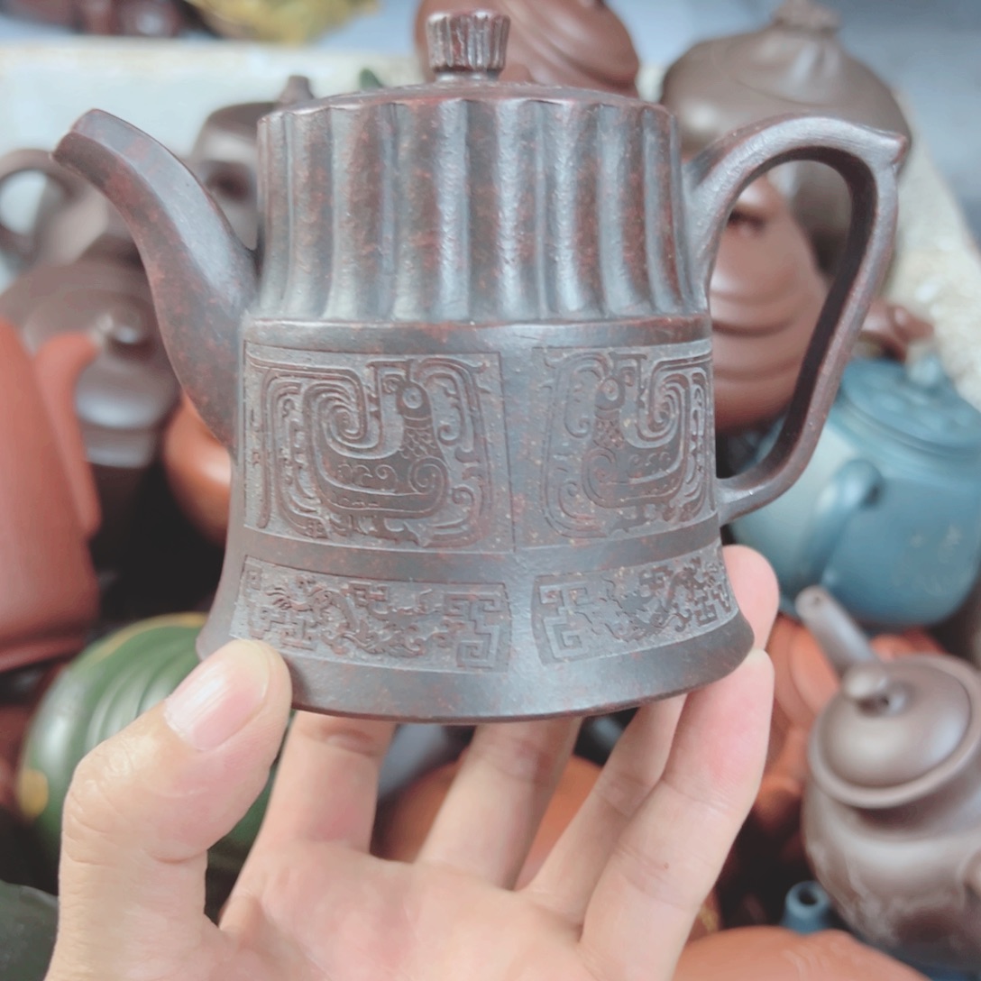 茶壶紫砂宜兴原矿紫砂壶280毫升容量