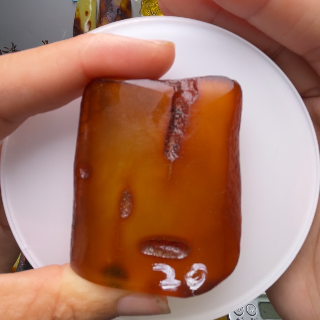 定制琥珀未镶嵌琥珀蜜蜡原石定制