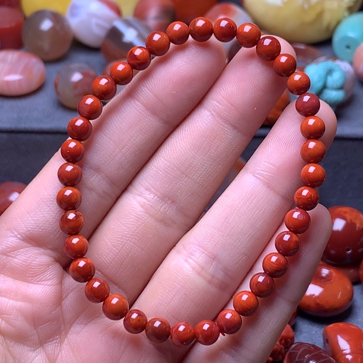 南红玛瑙配饰未镶嵌5.3mm