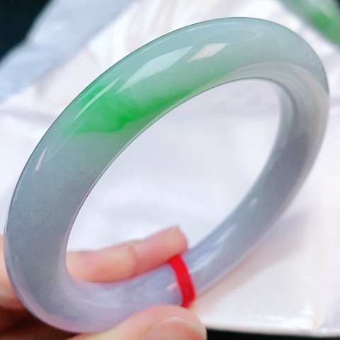 未镶嵌手镯翡翠57圆条882887