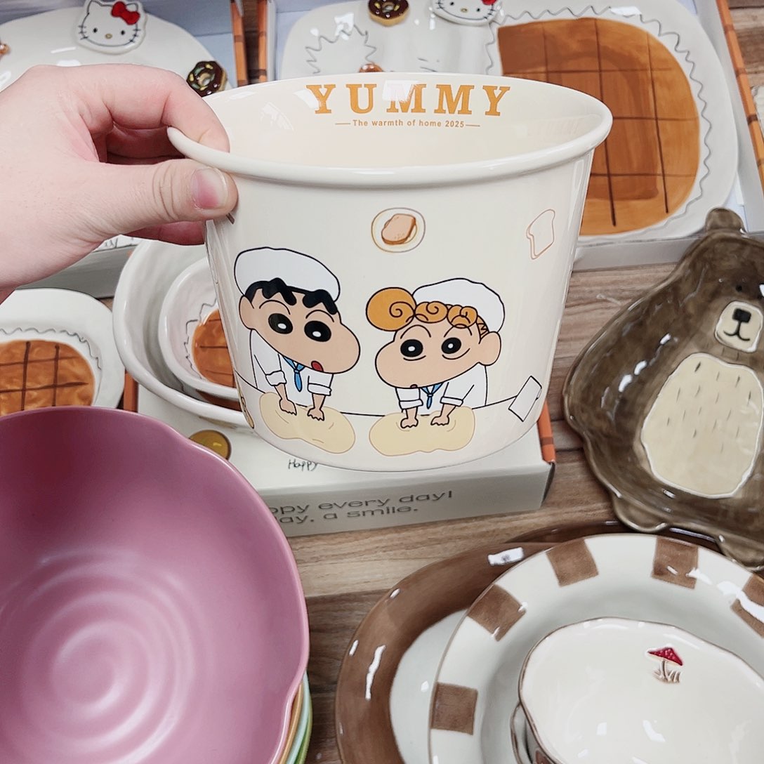 陶瓷蜡笔小新陶瓷餐具系列