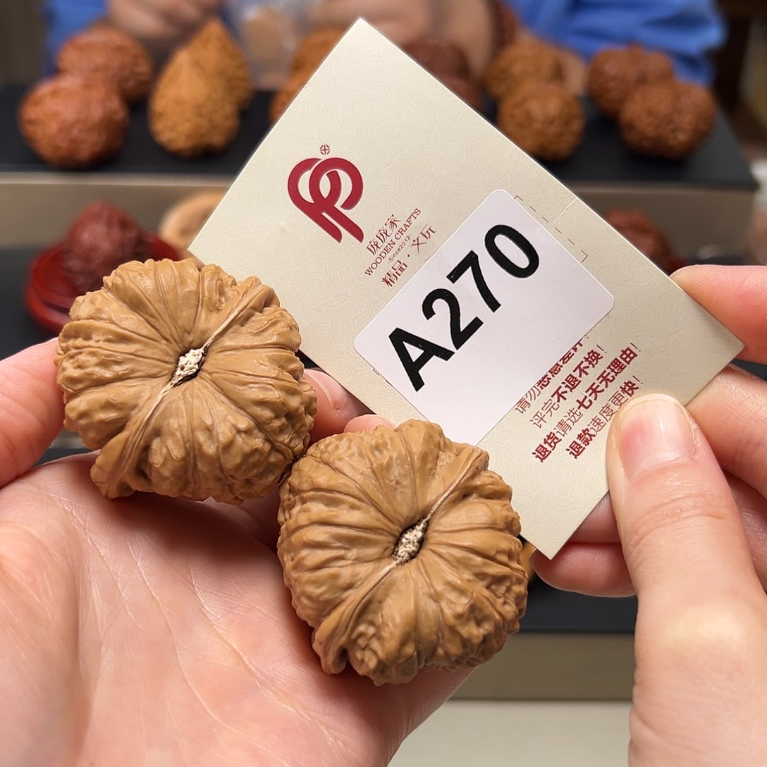 文玩核桃把件南瓜墩46