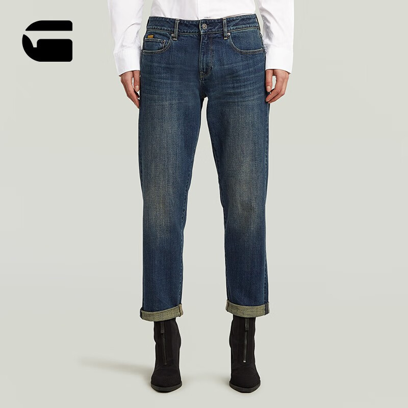 G-STAR RAW25年秋季新款Kate男友风舒适弹力女士牛仔裤时尚百搭长