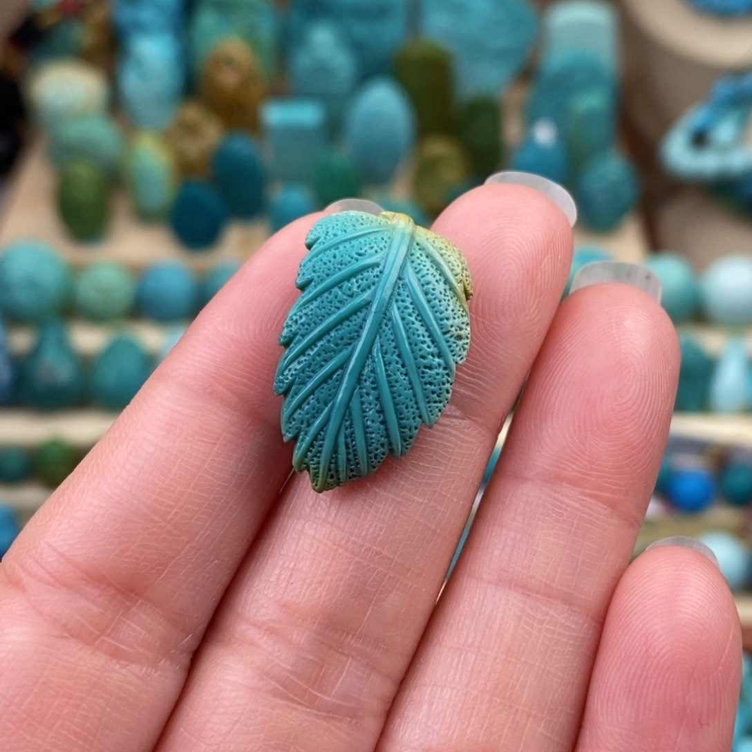 绿松石珠宝奇石未镶嵌