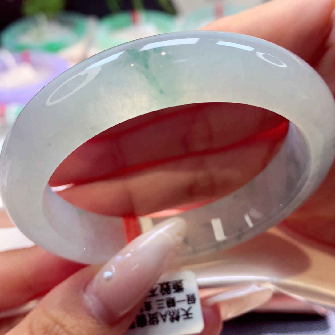未镶嵌手镯翡翠正圈6号66