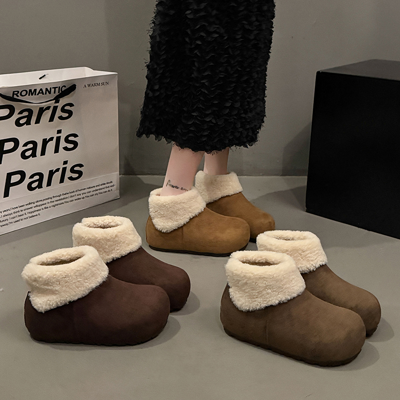 （运费险+180天质保）真皮内增高百搭短靴女2025冬季新款爆款加绒