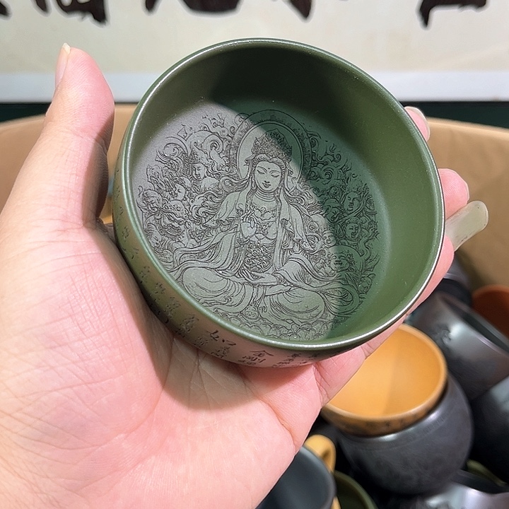 茶杯紫砂全手工紫砂主人杯