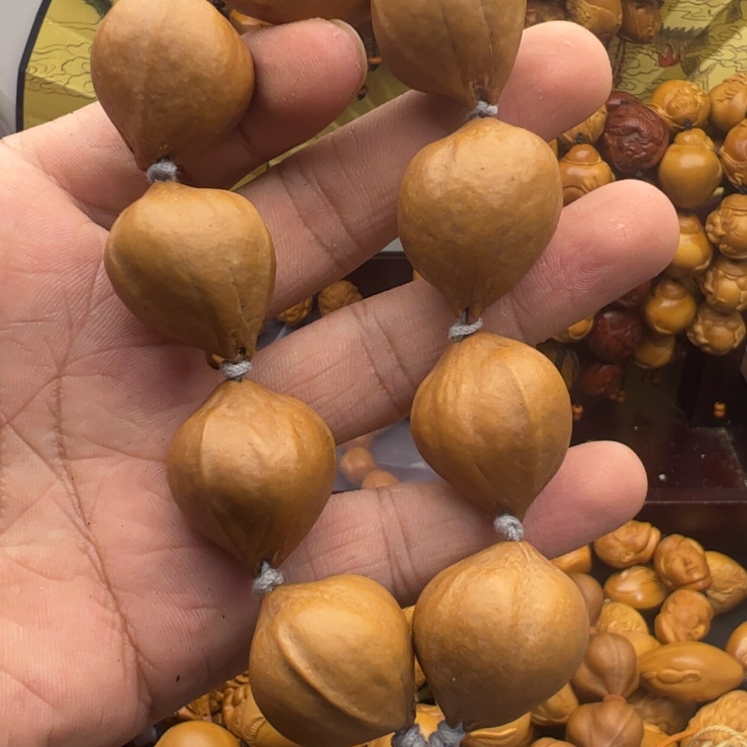 橄榄核手串/手链2.4蒜头素盒