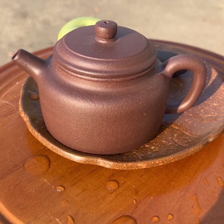 紫砂茶壶天青大得中260cc