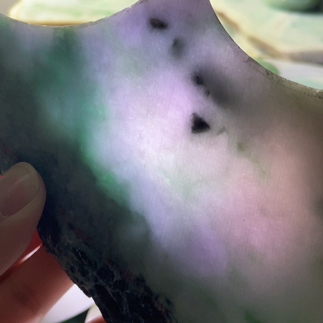 翡翠颈饰未镶嵌毛料28