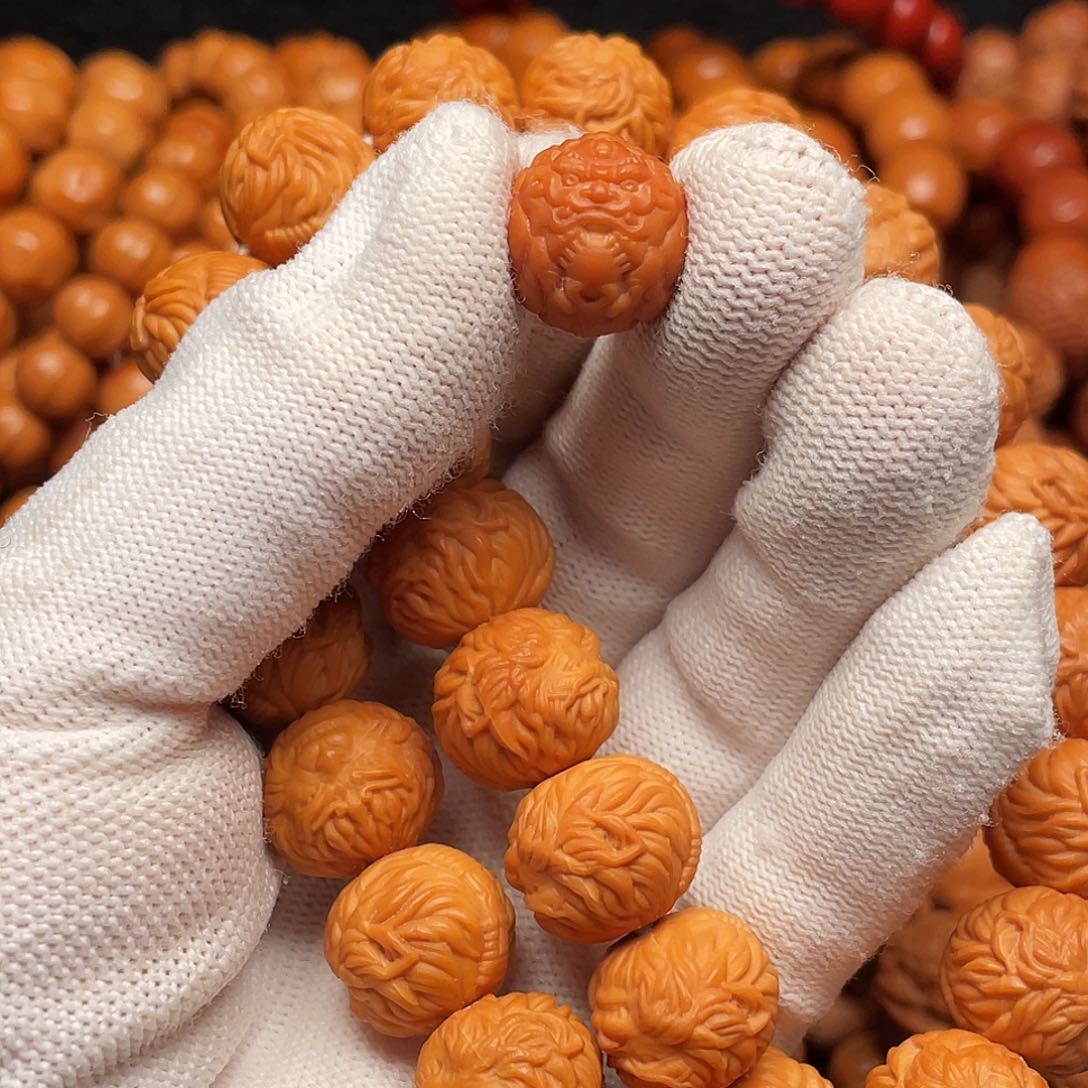 吊坠猴头核桃时**老貔貅手串15