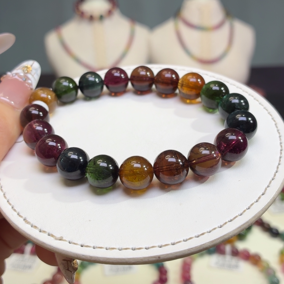 碧玺未镶嵌手链A16