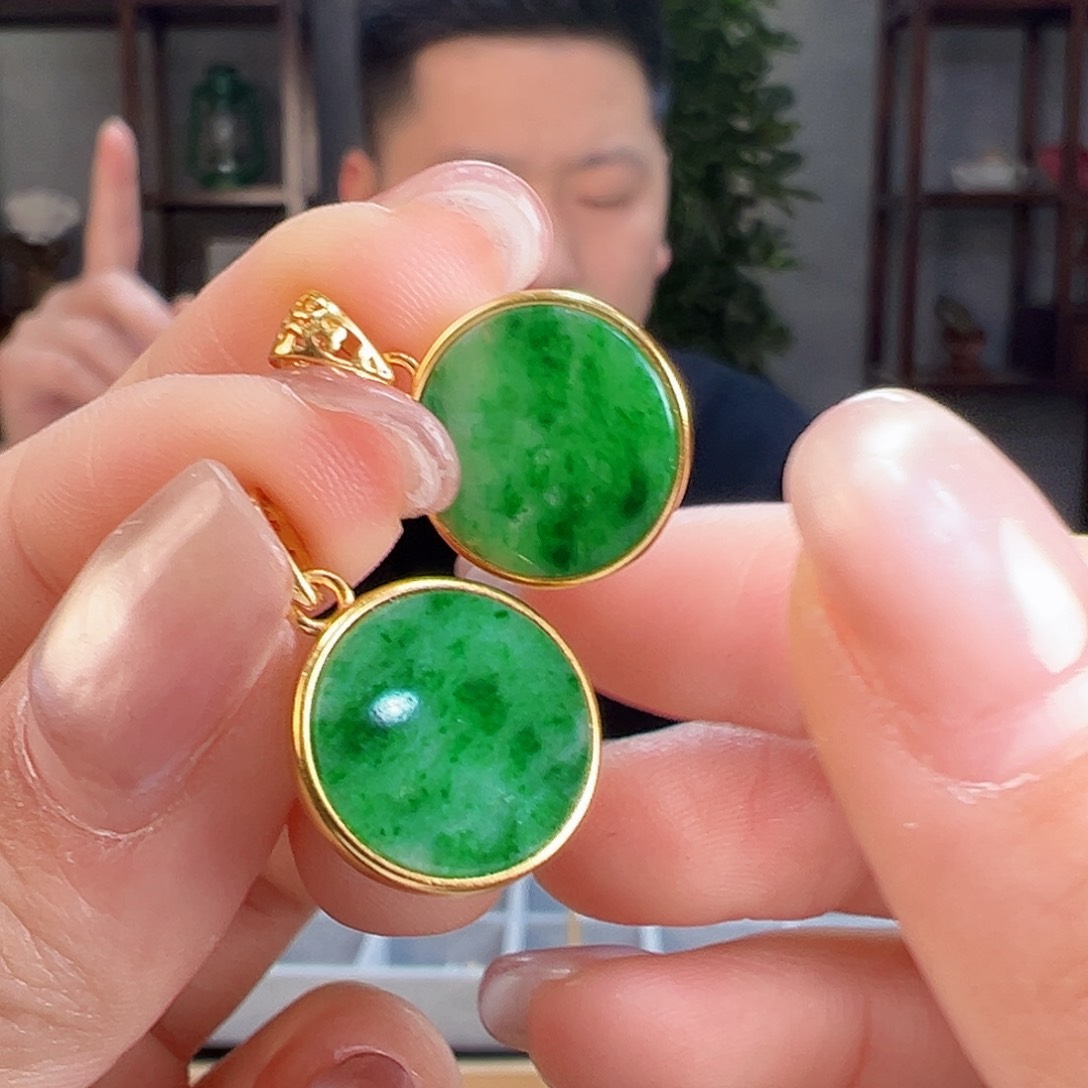 翡翠银S925镶嵌颈饰多样性发货一个