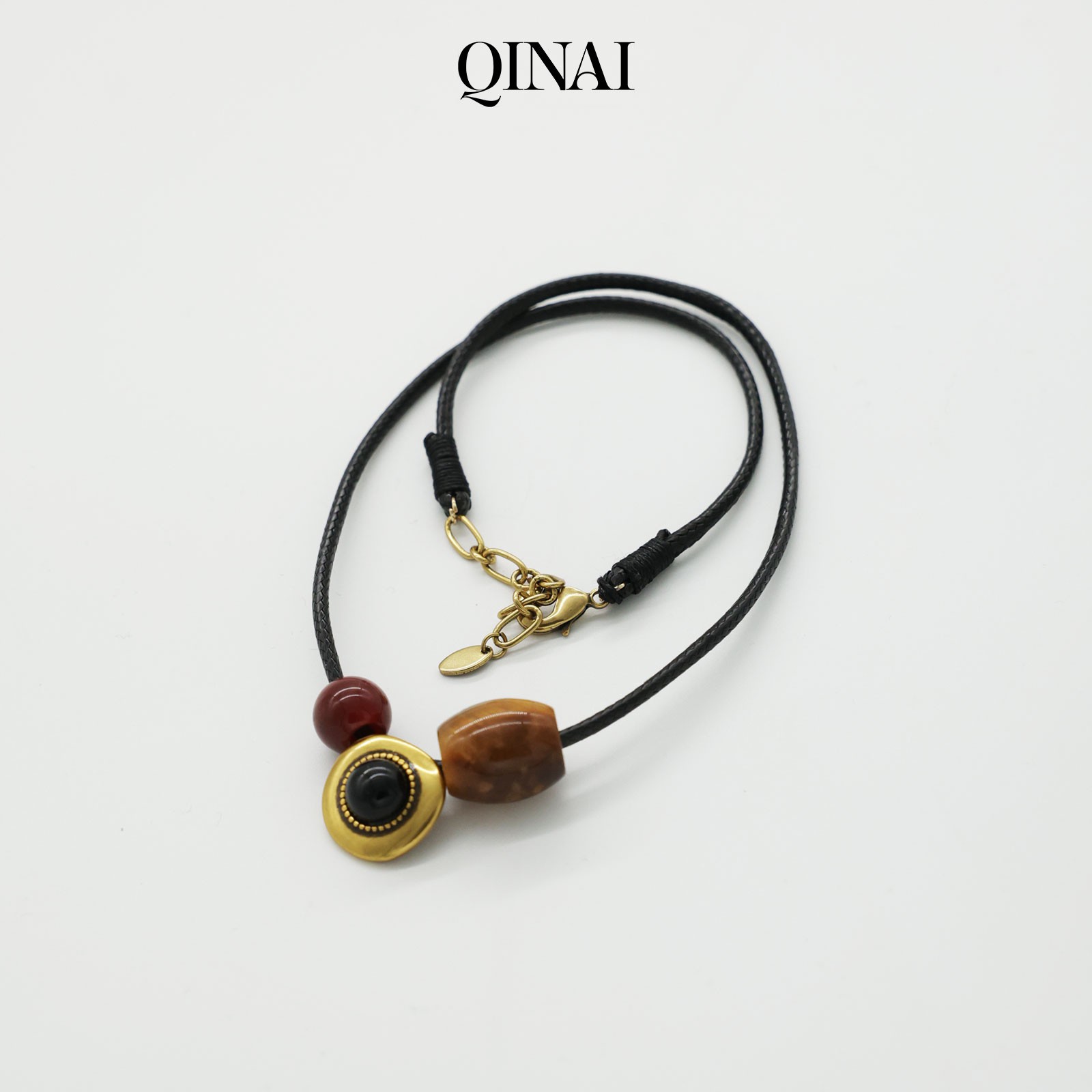 合金项链 七奈「秋离」法式复古小众设计款项链QN13380