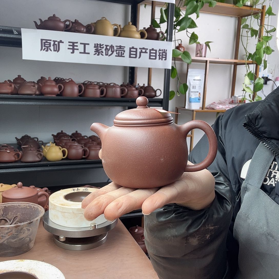 紫砂茶壶中槽清匏尊壶