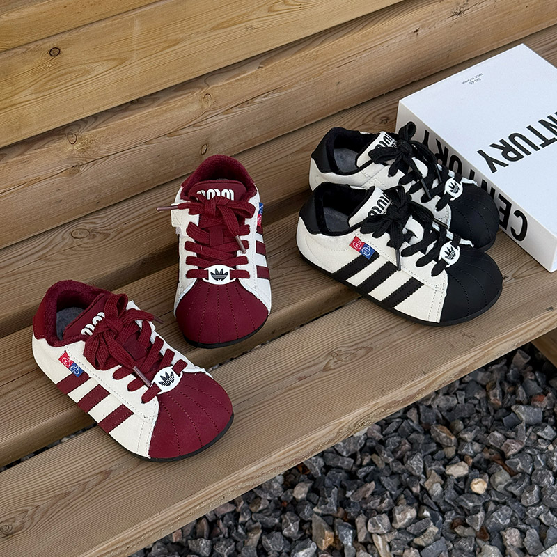 北院同学YC5676-1儿童加绒二棉休闲板鞋