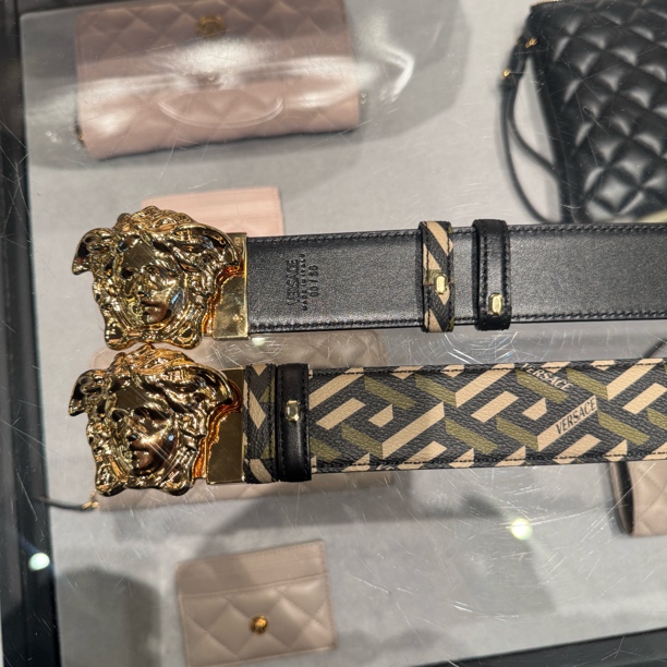 未使用 VERSACE/范思哲 国内现货/特价双面皮带回纹