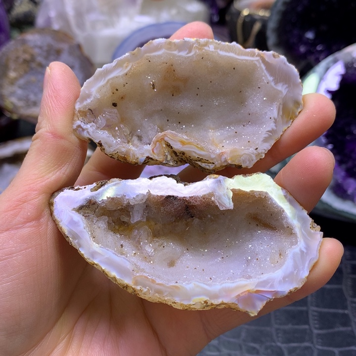 水晶福利蚕丝盆未镶嵌