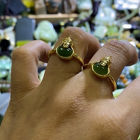 和田玉戒指合金两个多样性发货