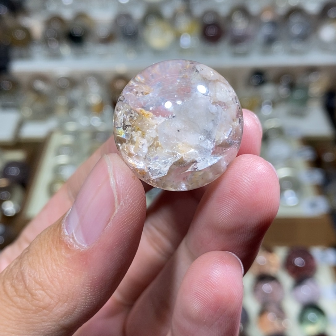 水晶珠宝半成品未镶嵌24.4m