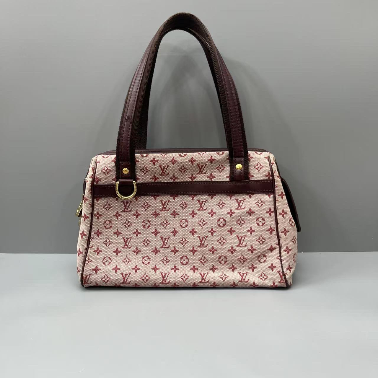95新 LouisVuitton/路易威登 皮丹宁手提包 尺寸27*18 SV15539