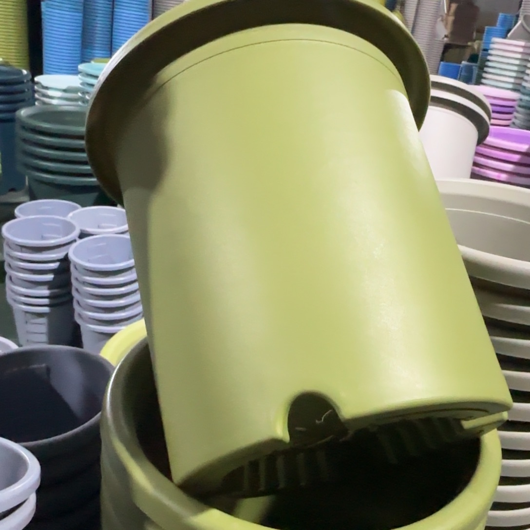 树脂四季盆7#无拖果绿微瑕6