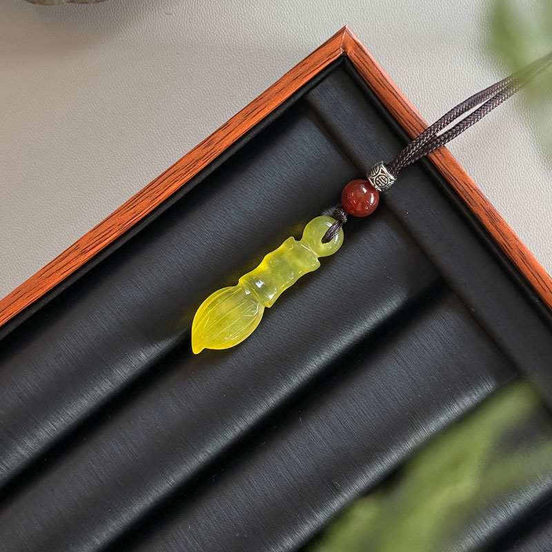 岫玉文昌笔吊坠天然玉石玉坠多样性发货