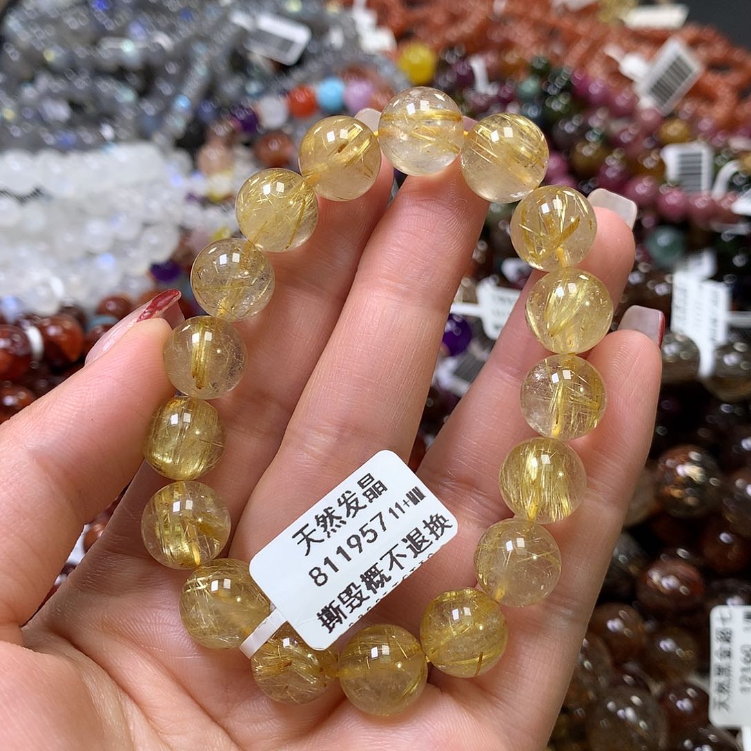 水晶手链未镶嵌，