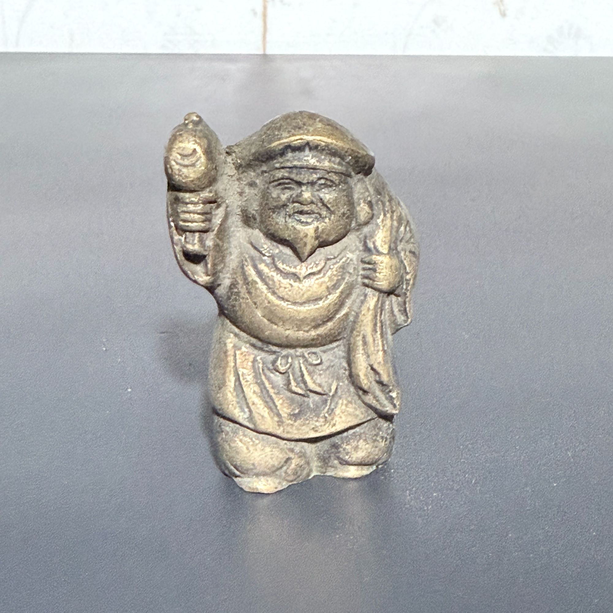 日本回流铜七福神铜财神大黑天老物件