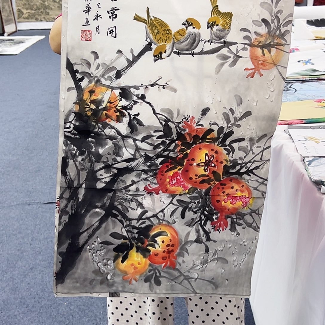 国画事事顺心如意万事如意万事