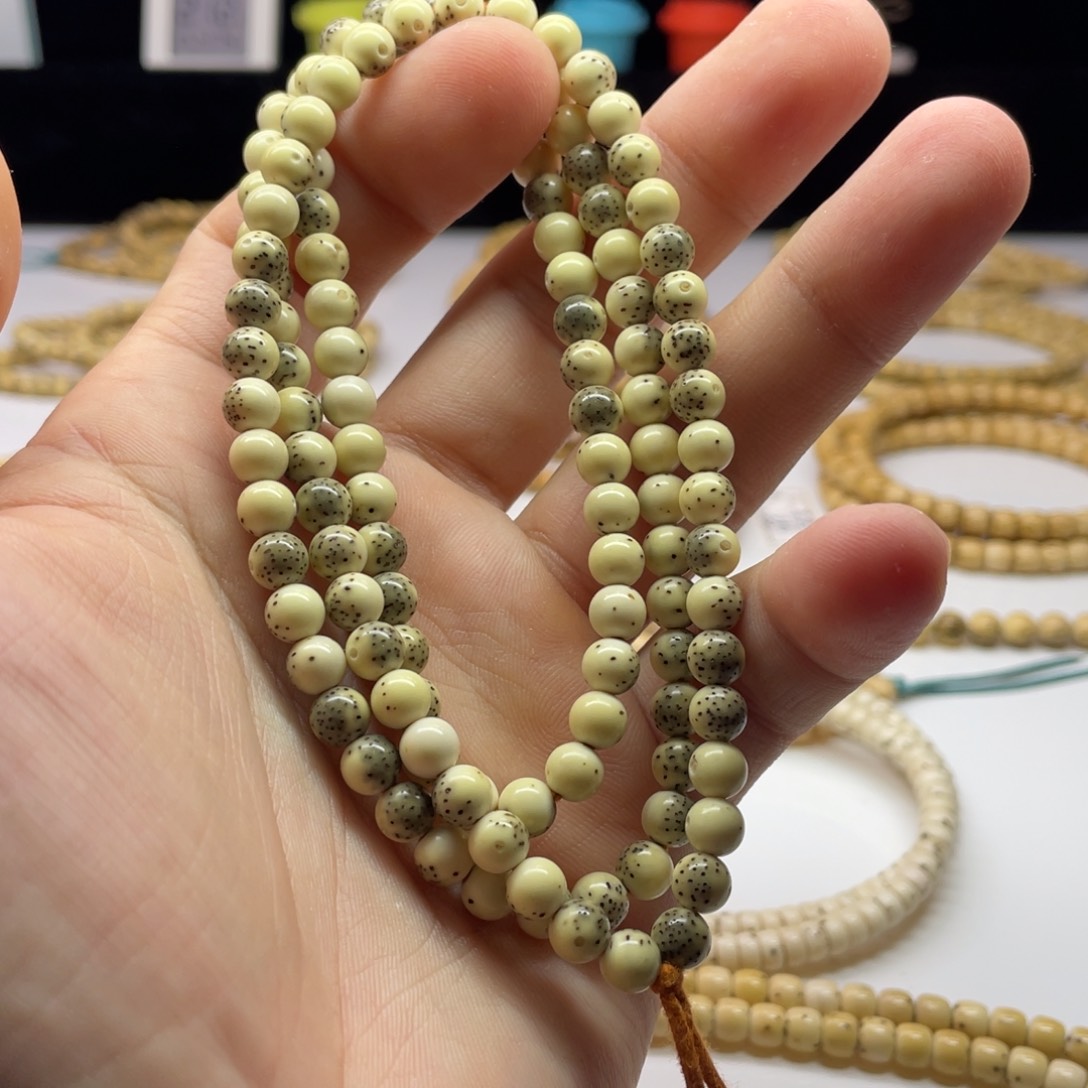 星月菩提手串66圆珠大留白108