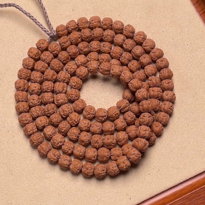 金刚菩提手串C*金花梅朵定制收藏佛手108尺寸7.5