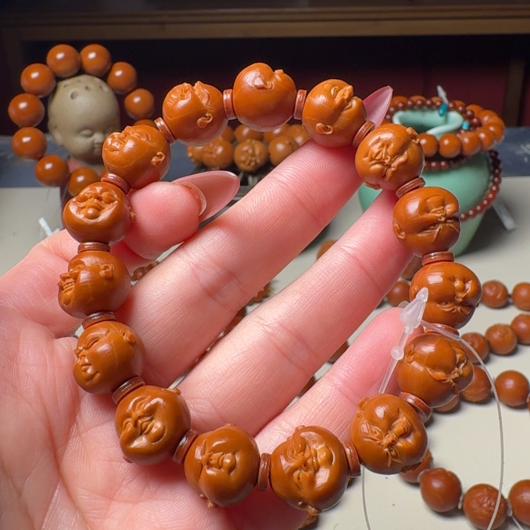 橄榄核手串/手链手工百态